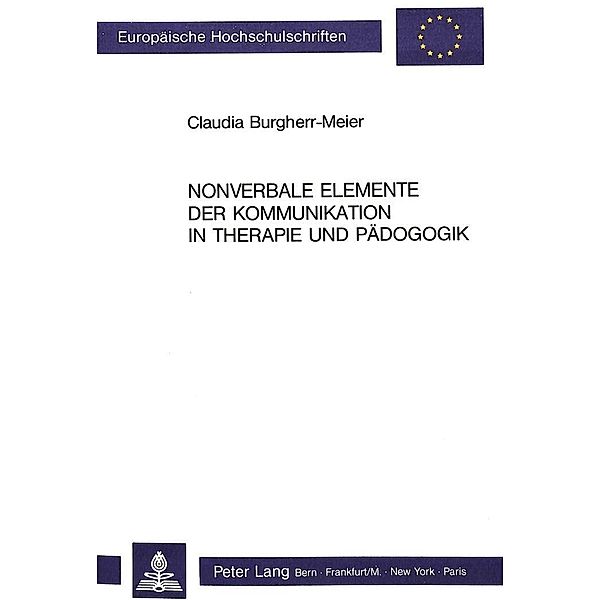 Meier Burgherr, C: Nonverbale Elemente der Kommunikation, C. Meier Burgherr