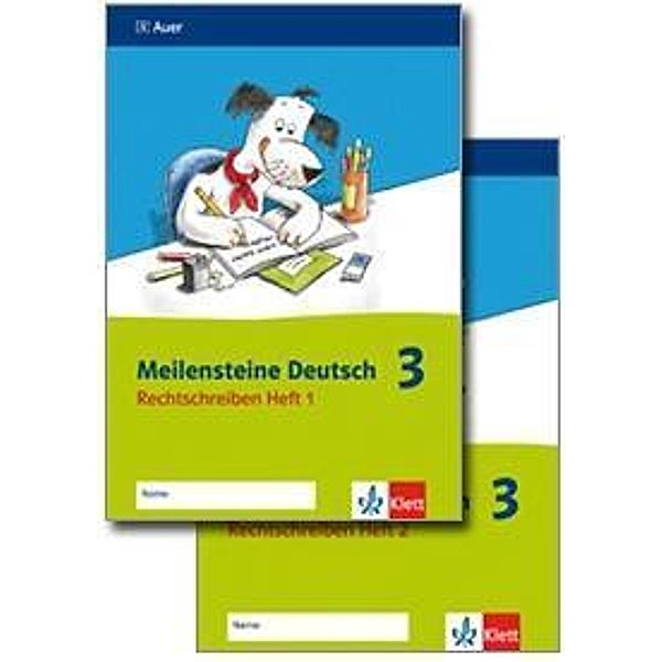 Meilensteine Deutsch: Rechtschreiben, 3. Klasse (2 Hefte)