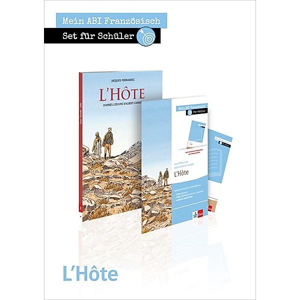 Mein Abi Französisch / L'Hôte - Schülerarbeitsheft mit Aktivitäten und Lektüre, 2 Bde.