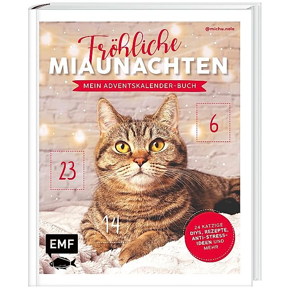 Mein Adventskalender-Buch: Fröhliche Miaunachten, Jessica Lorente