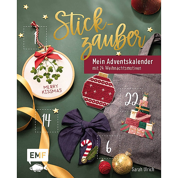 Mein Adventskalender-Buch - Stickzauber, Sarah Ulrich