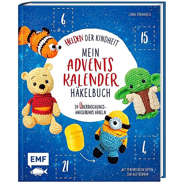 Mein Adventskalender-Häkelbuch: Helden der Kindheit, Linda Urbanneck