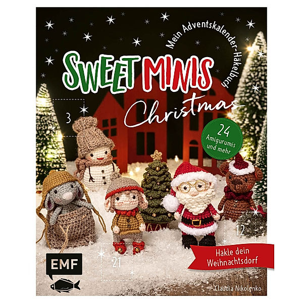 Mein Adventskalender-Häkelbuch: Sweet Minis Christmas, Claudia Nikolenko