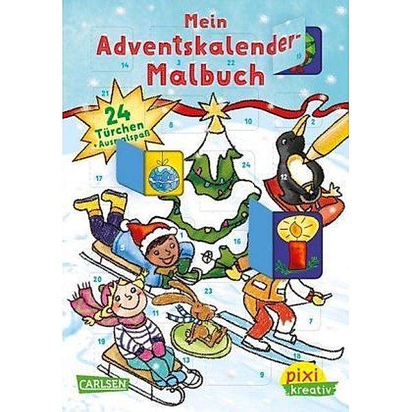 Mein Adventskalender-Malbuch / Pixi kreativ Bd.90