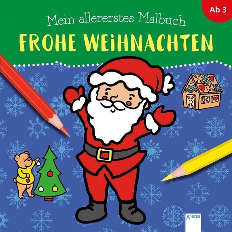 Image of Mein Allererstes Malbuch / Mein Allererstes Malbuch - Frohe Weihnachten - Verena Münstermann, Kartoniert (TB)