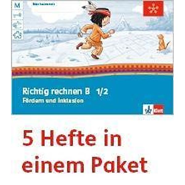 Mein Anoki-Übungsheft - Fördern und Inklusion B - Richtig rechnen, Klasse 1/2