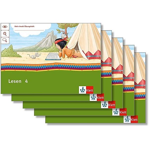 Mein Anoki-Übungsheft - Lesen, 4. Klasse