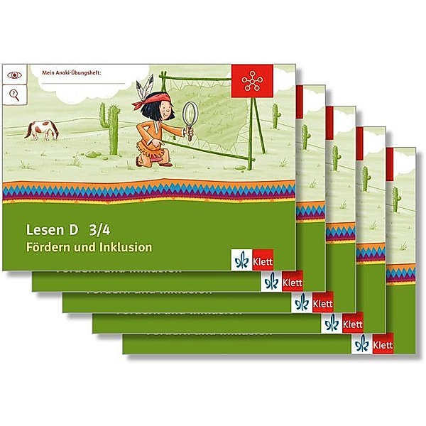 Mein Anoki-Übungsheft - Lesen D - Fördern und Inklusion, 3./4. Klasse