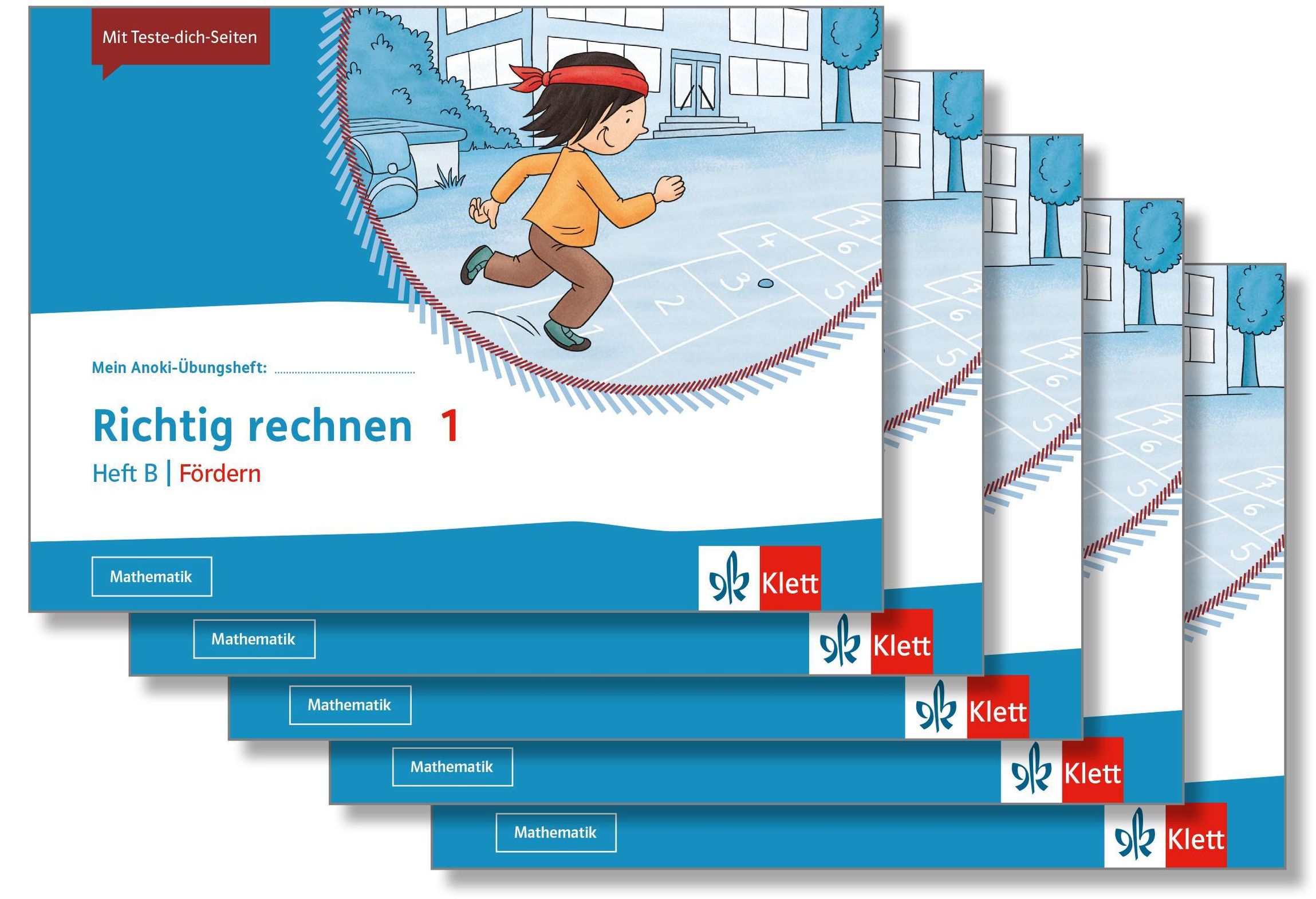 Mein Anoki-Übungsheft - Richtig rechnen 1. Heft B Fördern Buch jetzt online  bei Weltbild.de bestellen