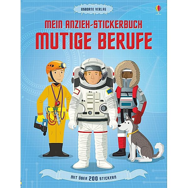 Mein Anzieh-Stickerbuch: Mutige Berufe, Megan Cullis