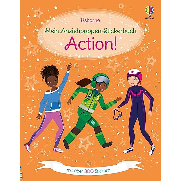 Mein Anziehpuppen-Stickerbuch: Action!, Fiona Watt