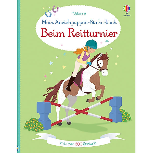 Mein Anziehpuppen-Stickerbuch: Beim Reitturnier, Lucy Bowman