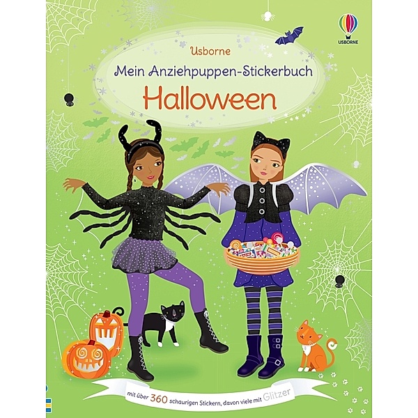 Mein Anziehpuppen-Stickerbuch: Halloween, Fiona Watt