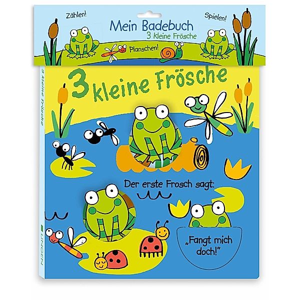 Mein Badebuch - 3 kleine Frösche