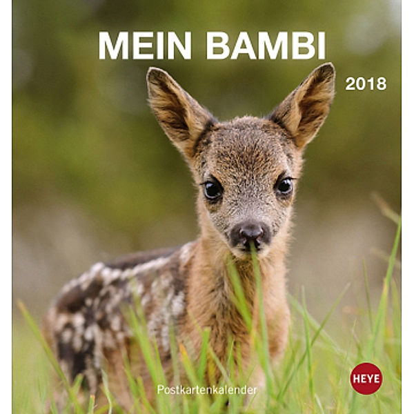 Mein Bambi Postkartenkalender 2018