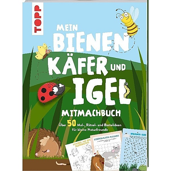 Mein Bienen, Käfer und Igel-Mitmachbuch, Christine Schlitt