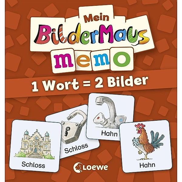 Mein Bildermaus-Memo - 1 Wort = 2 Bilder (Kinderspiel)