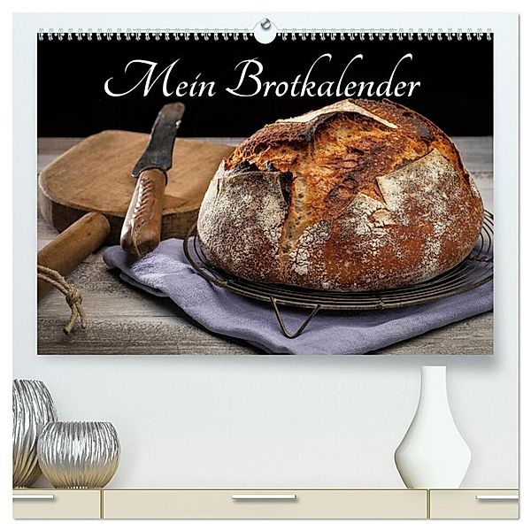 Mein Brotkalender (hochwertiger Premium Wandkalender 2024 DIN A2 quer), Kunstdruck in Hochglanz, (c)2022 by insideportugal