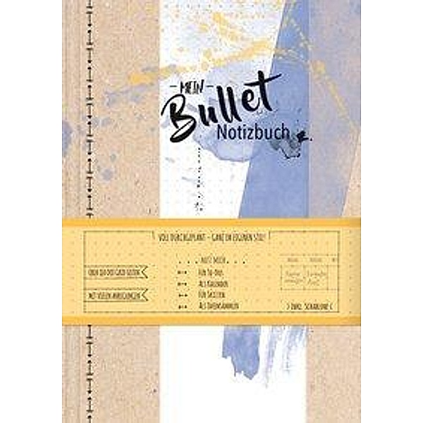 Mein Bullet Notizbuch - Watercolor blau