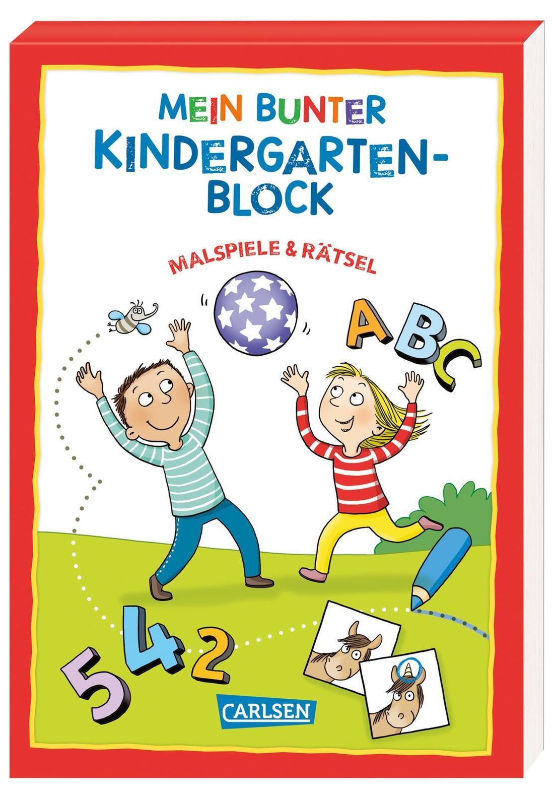 Mein bunter Kindergarten-Block: Malspiele und Rätsel Buch bestellen