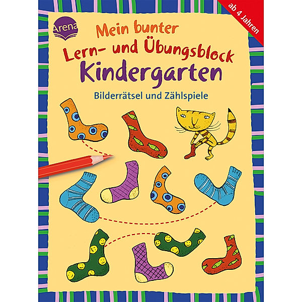 Mein bunter Lern- und Übungsblock Kindergarten. Bilderrätsel und Zählspiele, Friederike Barnhusen