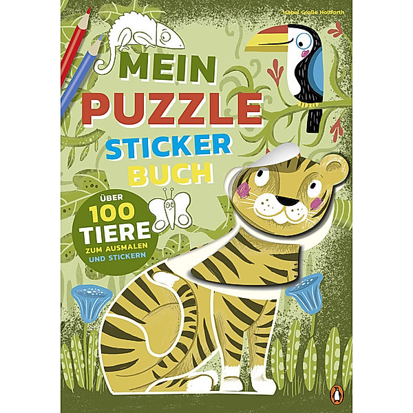 Mein bunter Puzzle-Sticker-Spass - Tiere, Isabel Grosse Holtforth