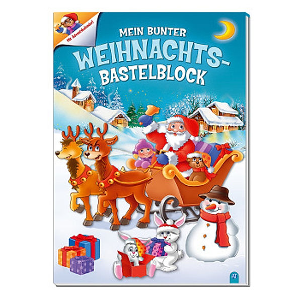 Mein bunter Weihnachts-Bastelblock, m. Adventskalender