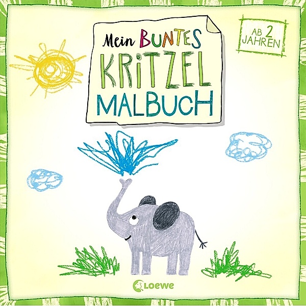 Mein buntes Kritzel-Malbuch (Elefant), Norbert Pautner