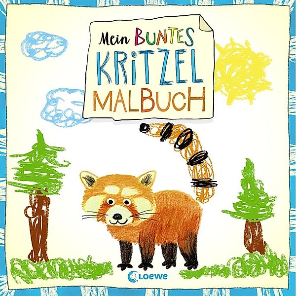 Mein buntes Kritzel-Malbuch (Roter Panda), Norbert Pautner