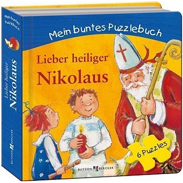 Mein buntes Puzzle-Buch - Lieber heiliger Nikolaus
