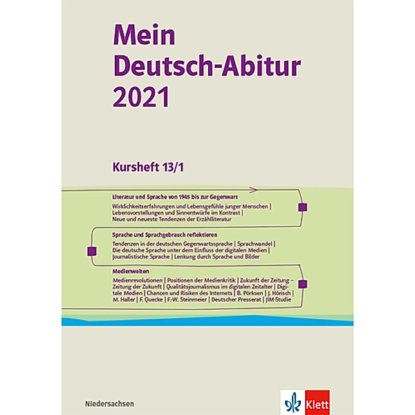 Mein Deutsch-Abitur / Mein Deutsch-Abitur 2021, Ausgabe Niedersachsen - Kursheft 13/1