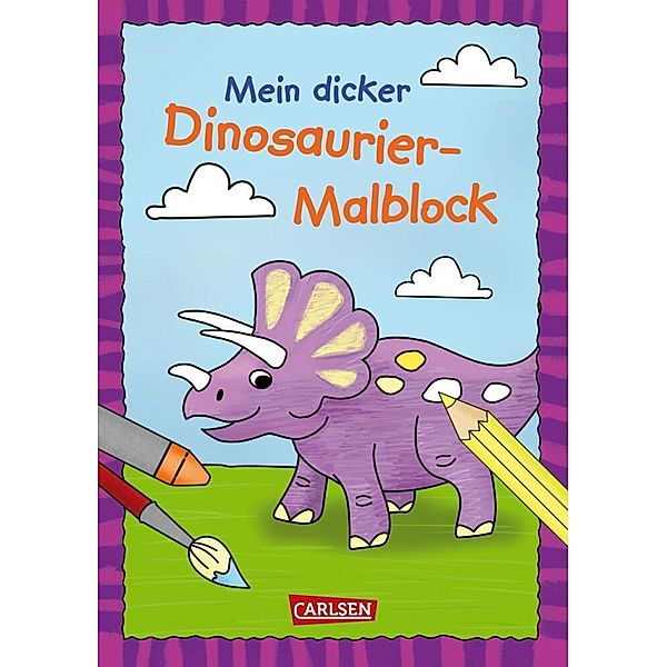 Mein dicker Dinosaurier-Malblock