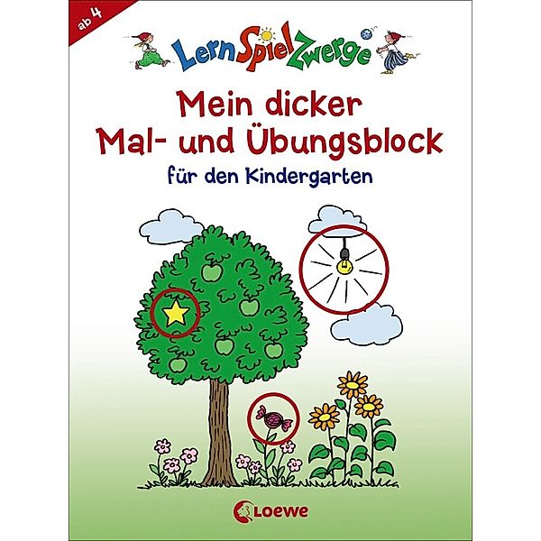 Mein dicker Mal- und Übungsblock für den Kindergarten