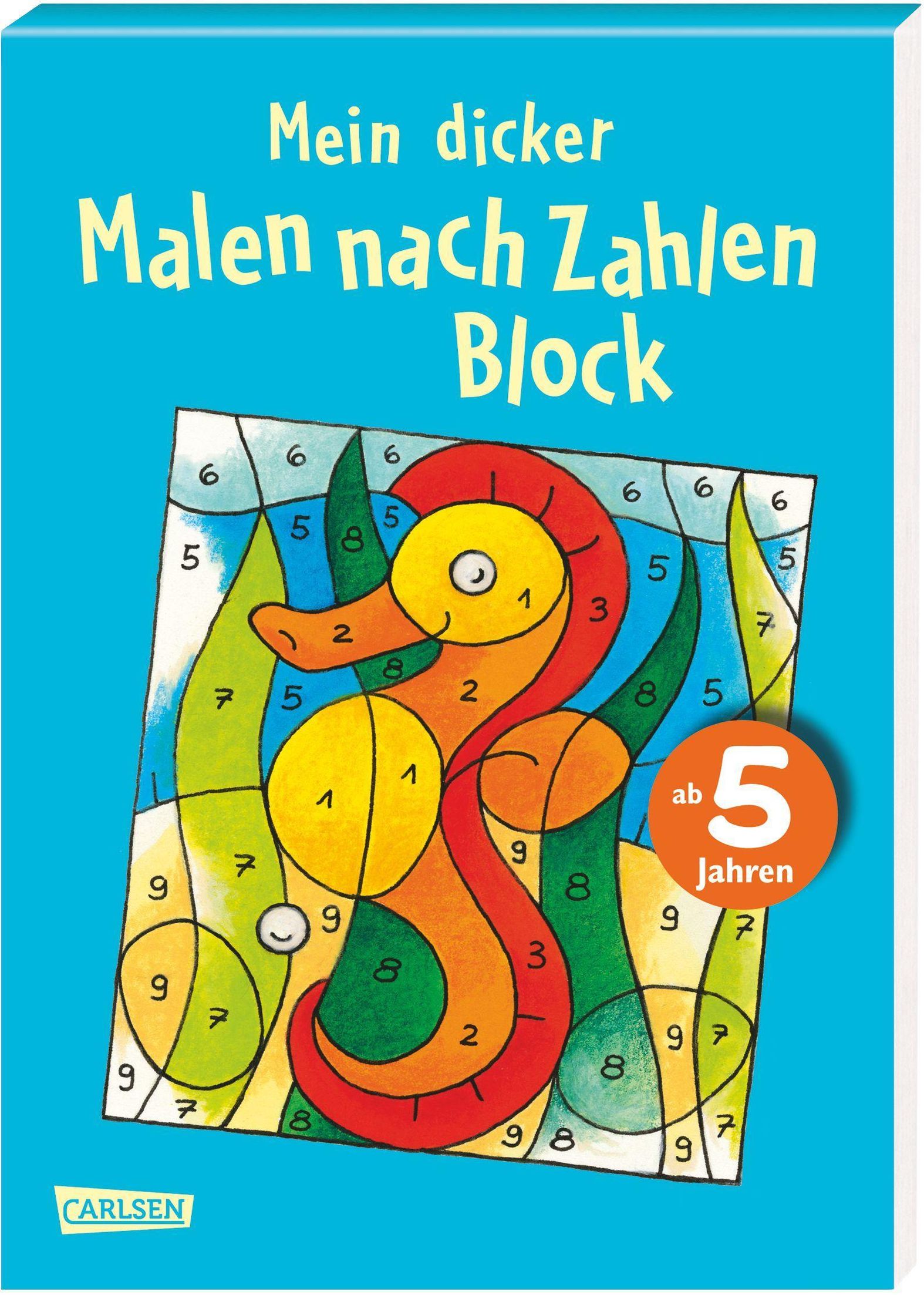Mein dicker Malen nach Zahlen Block Buch jetzt online bei Weltbild.ch  bestellen
