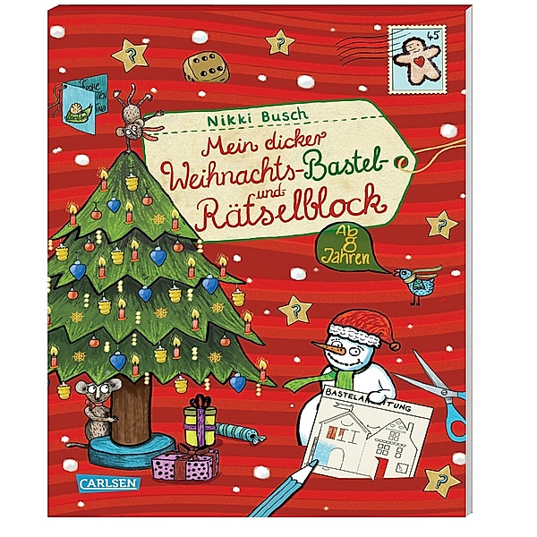 Mein dicker Weihnachts-Bastel- und Rätselblock, Nikki Busch