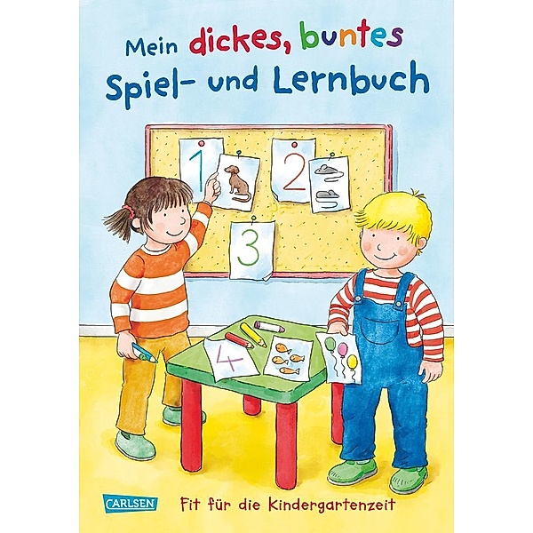 Mein dickes buntes Spiel- und Lernbuch: Fit für die Kindergartenzeit, Laura Leintz