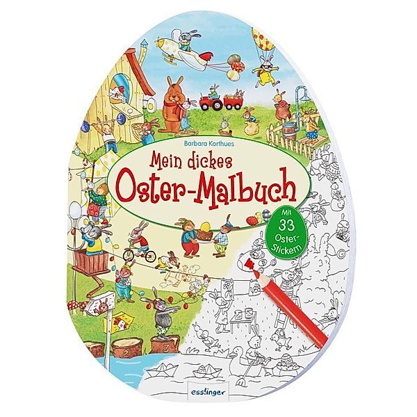 Mein dickes Oster-Malbuch