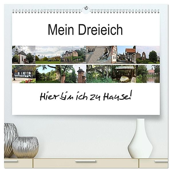 Mein Dreieich (hochwertiger Premium Wandkalender 2024 DIN A2 quer), Kunstdruck in Hochglanz, Eva Ola Feix