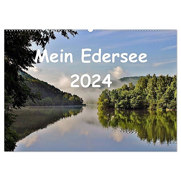 Mein Edersee 2024 (Wandkalender 2024 DIN A2 quer), CALVENDO Monatskalender, Heike Loß