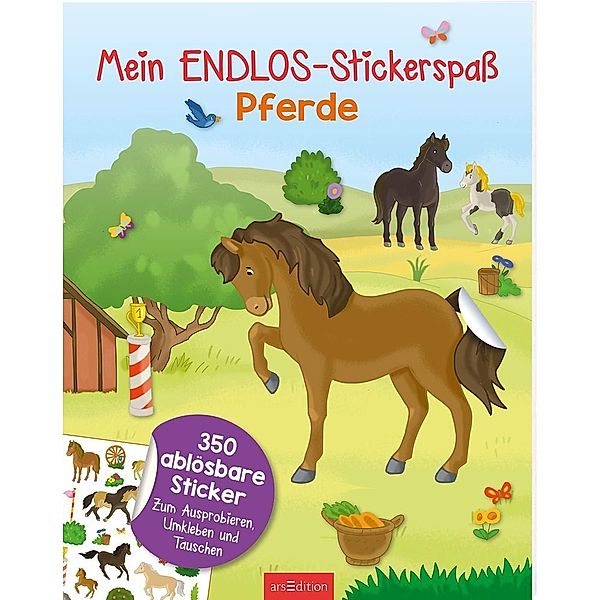 Mein Endlos-Stickerspass Pferde