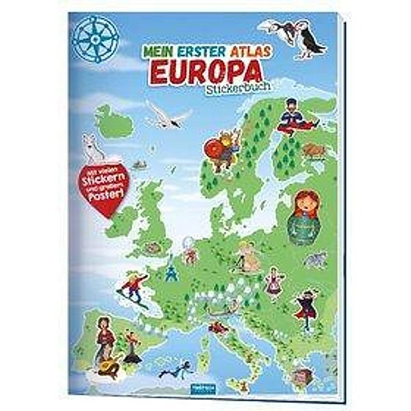 Mein erster Atlas Europa Stickerbuch