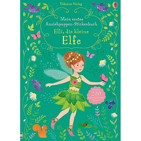 Mein erstes Anziehpuppen-Stickerbuch: Elli, die kleine Elfe, Fiona Watt