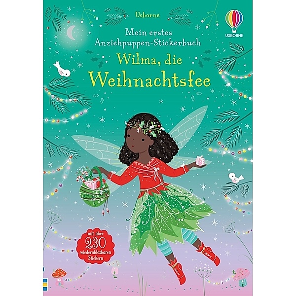 Mein erstes Anziehpuppen-Stickerbuch: Wilma, die Weihnachtsfee, Fiona Watt