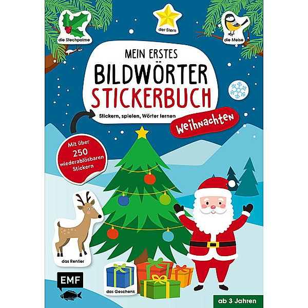 Mein erstes Bildwörter-Stickerbuch / Mein erstes Bildwörter-Stickerbuch - Weihnachten