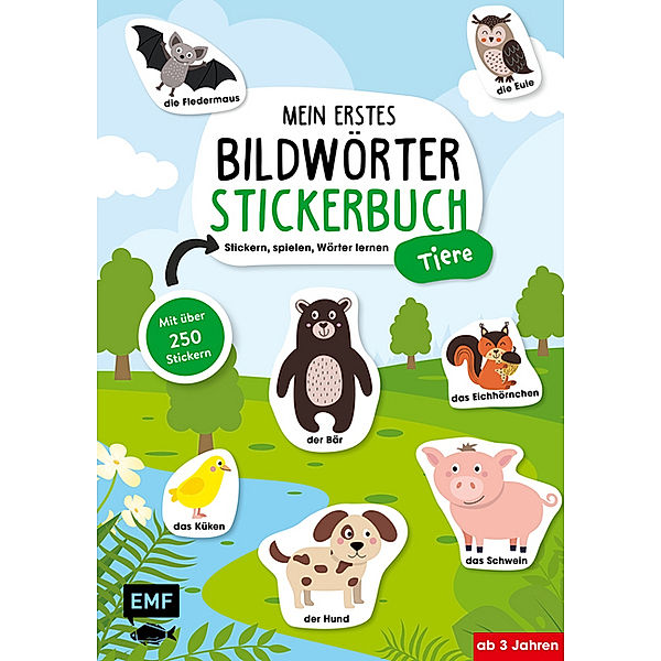 Mein erstes Bildwörter-Stickerbuch - Tiere