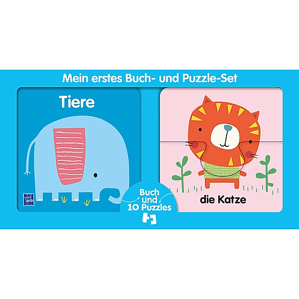 Mein erstes Buch- und Puzzle-Set Tiere, Set