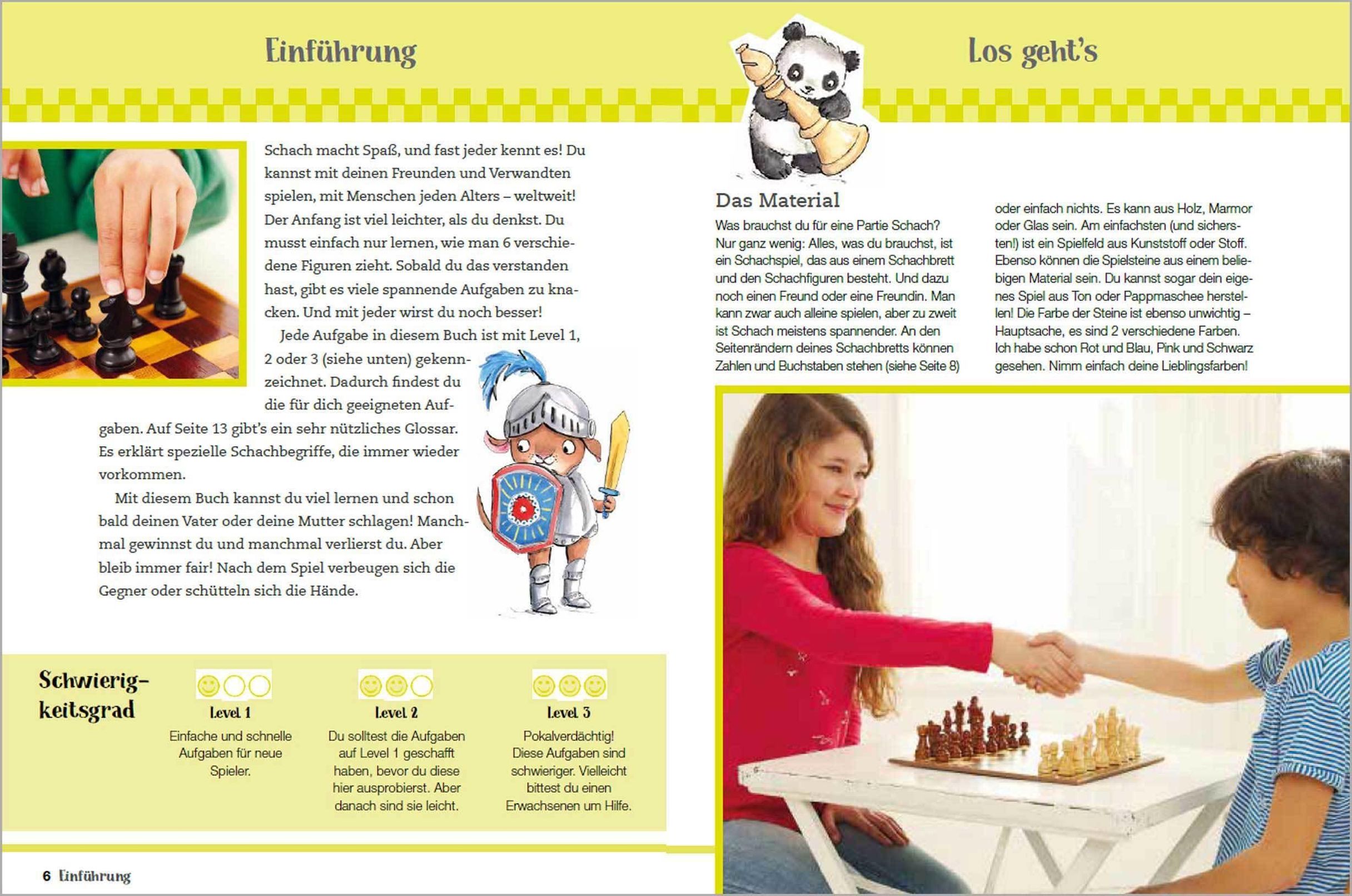 Mein erstes Buch vom Schach. Tricks und Strategien in 3  Schwierigkeitsstufen. Für Kinder ab 7 Jahren | Weltbild.ch