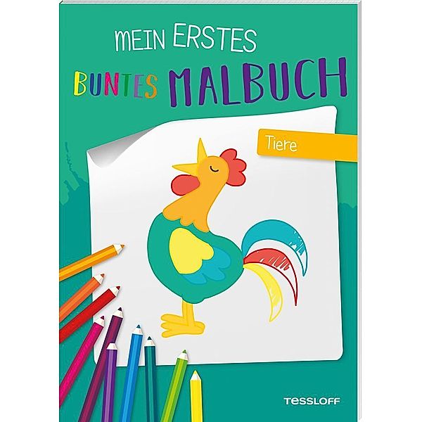 Mein erstes buntes Malbuch. Tiere