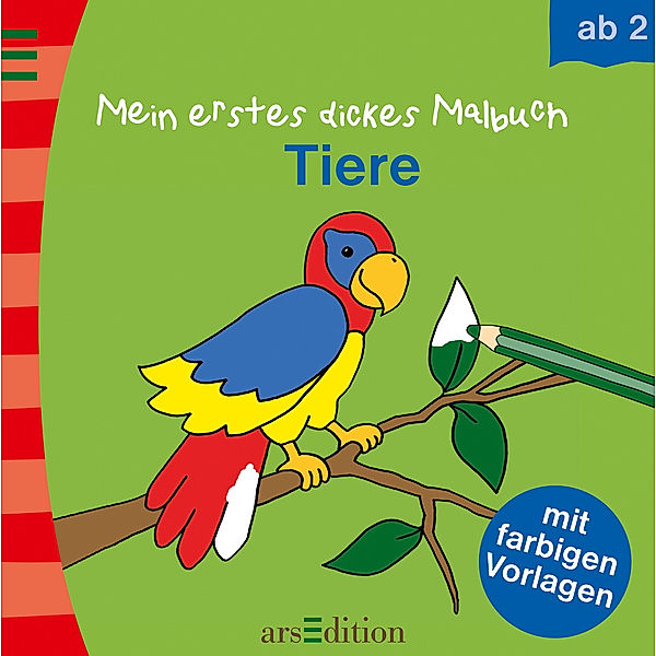 Mein erstes dickes Malbuch: Tiere