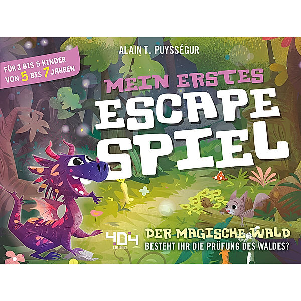 Asmodee, 404 Editions Mein erstes Escape Spiel - Der magische Wald (Spiel), Alain T. Puysségur